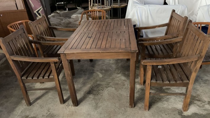 Masa sandalye takımı ahşap
