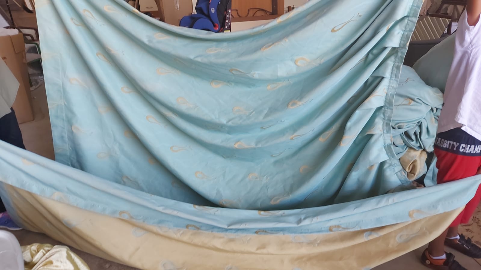 Otel perdesi tekstil